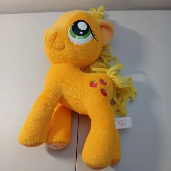 Hasbro My Little Pony Yellow Applejack Stuffed Plush Animal Toy Doll 12" High - Picture 6 of 8